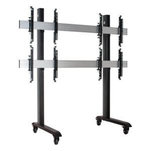 Khung treo màn hình ghép đa năng có bánh xe di động BT8371-2×2